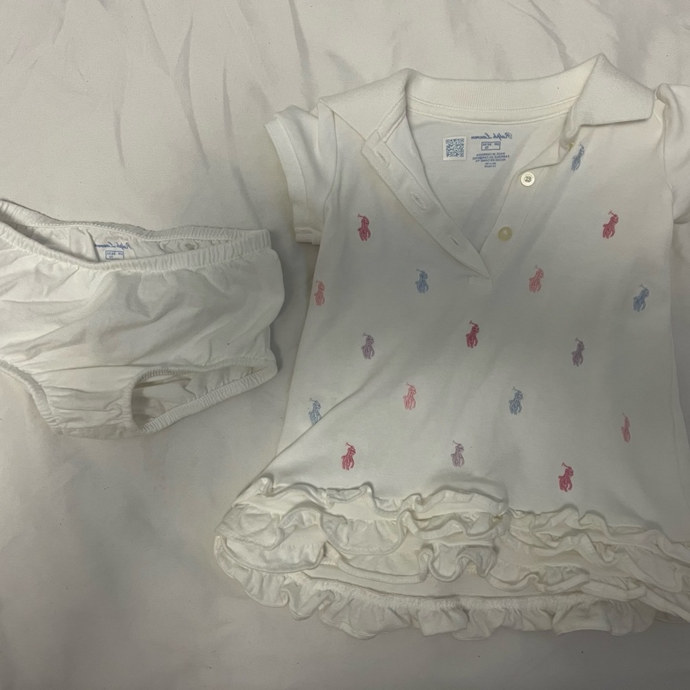 Baby dress and bloomer